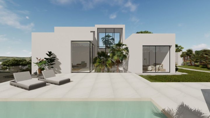 Luxusvilla mit 3 Schlafzimmern, 3 Bädern, Gäste-WC und Infinitypool im exklusiven Las Colinas Golf Resort
