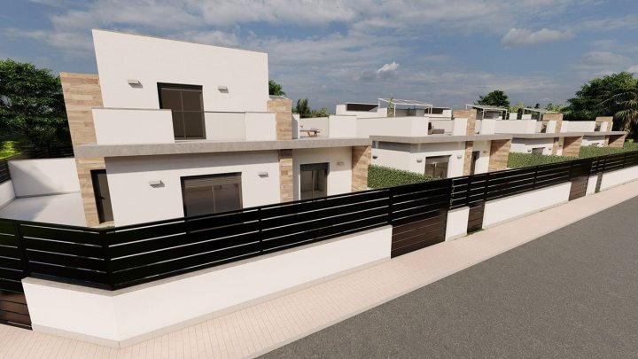 Moderne Villen mit 3 Schlafzimmern, 3 Bädern, Dachterrasse und Privatpool