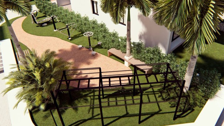 Obergeschoss-Wohnungen mit 2 Schlafzimmern, 2 Bädern, Dachterrasse, optionalem Tiefgaragenstellplatz und Gemeinschaftspool