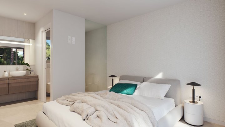 Luxusvillen mit 3 Schlafzimmern, 2 Bädern, Gäste-WC, Klimaanlage und Privatpool in der fantastischen Golfanlage Las Colinas