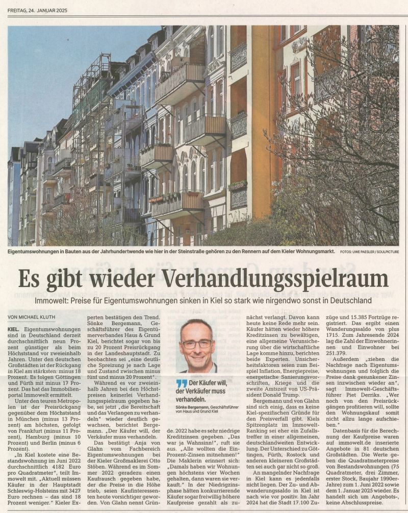 Es gibt wieder Verhandlungsspielraum